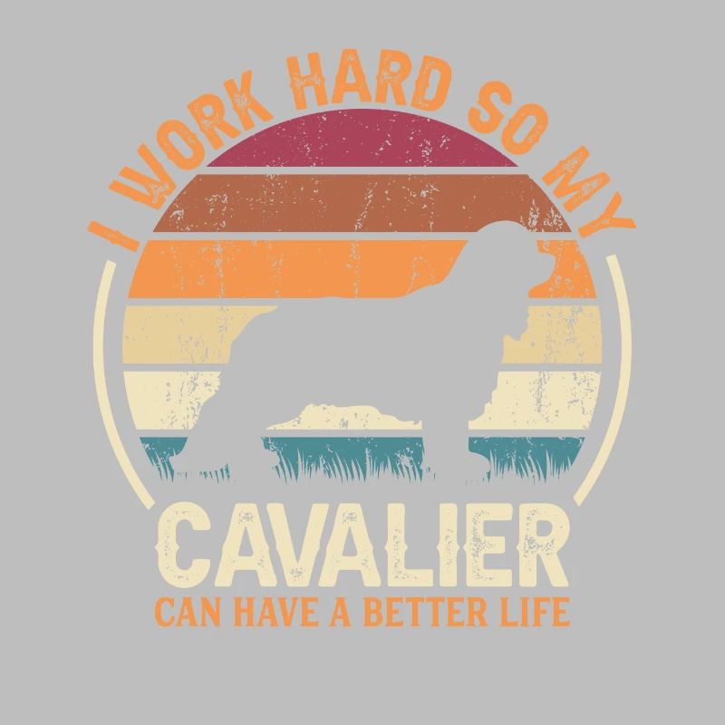 Work Hard - Retro Cavalier