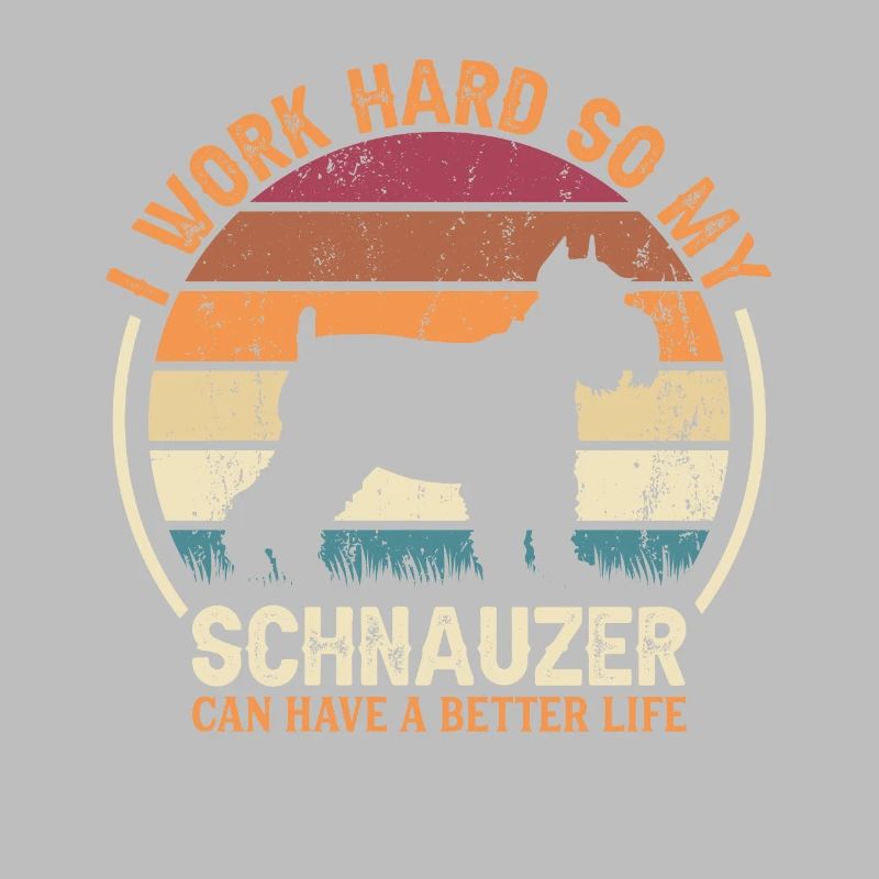 Hard work - Retro Schnauzer