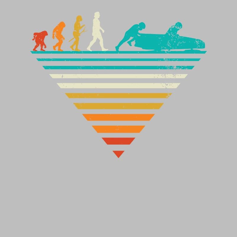 Human Evolution - Bobsleigh vintage