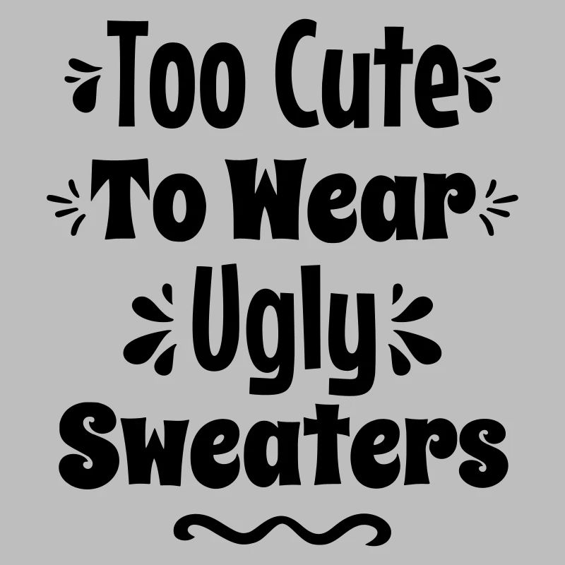 Trop mignon pour porter des pulls moches
