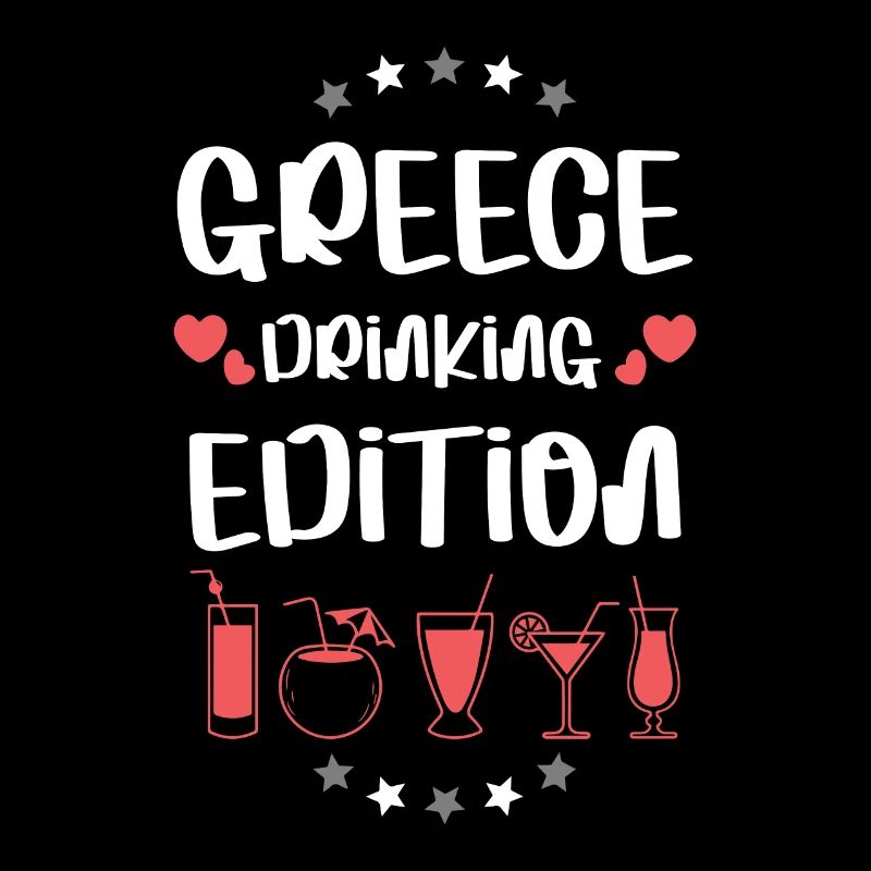 Équipe de boisson en Grèce