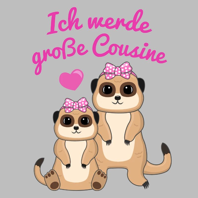 Ich Werde Große Cousine Erdmännchen Geschenk