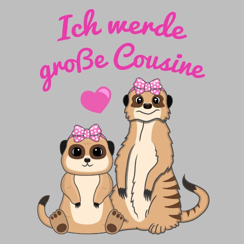 Ich Werde Große Cousine Erdmännchen Geschenk