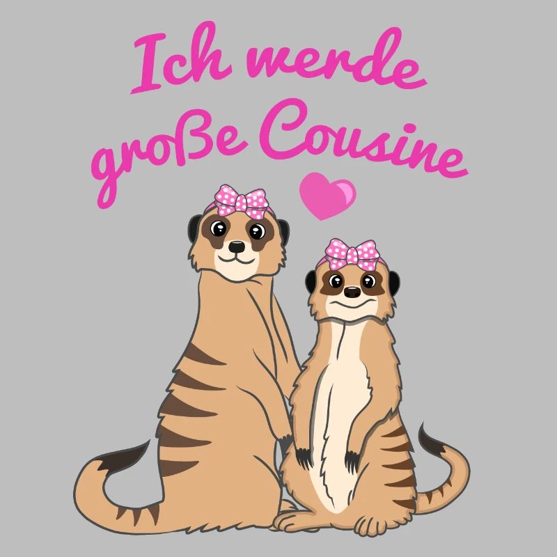 Ich Werde Große Cousine Erdmännchen Geschenk