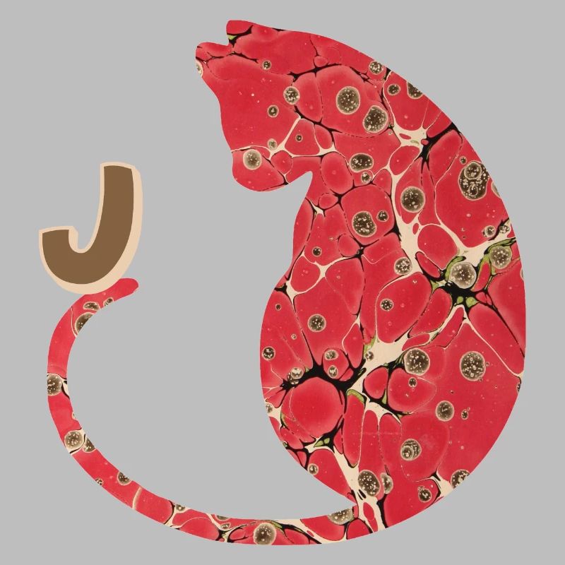 buchstabe j mit katze e 245