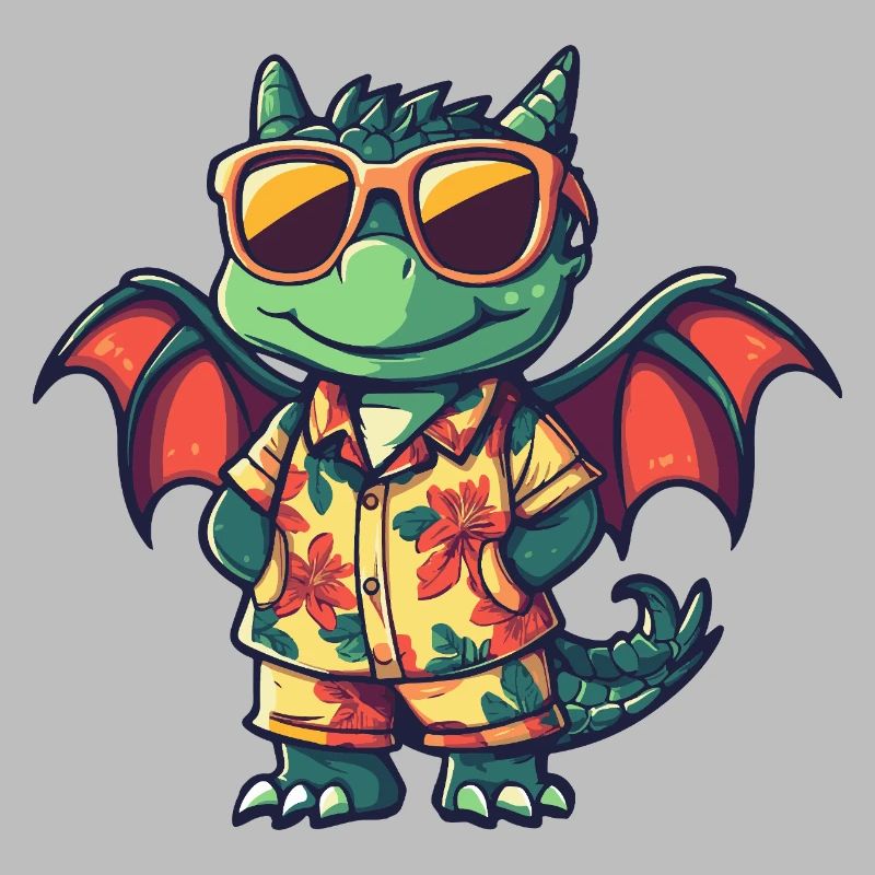 Drache Cool Sommer