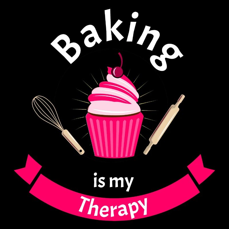 Baking is my therapy Geschenkidee Bäcker Backen