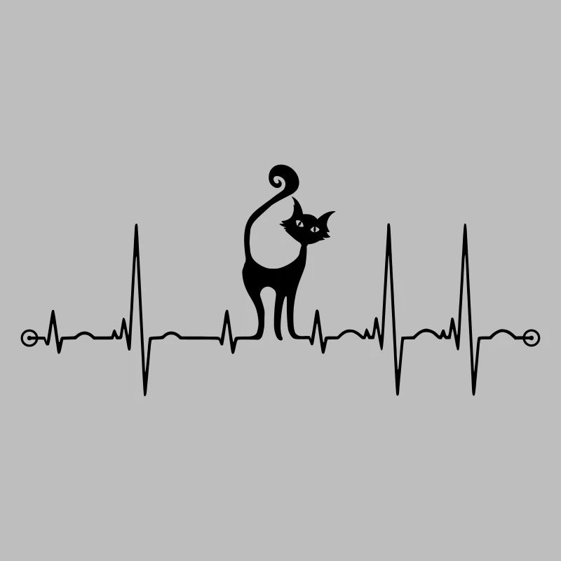 ekg katze herzschlag