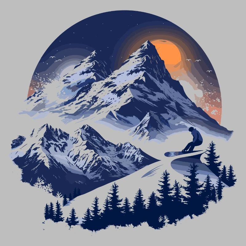Graphismes de snowboard