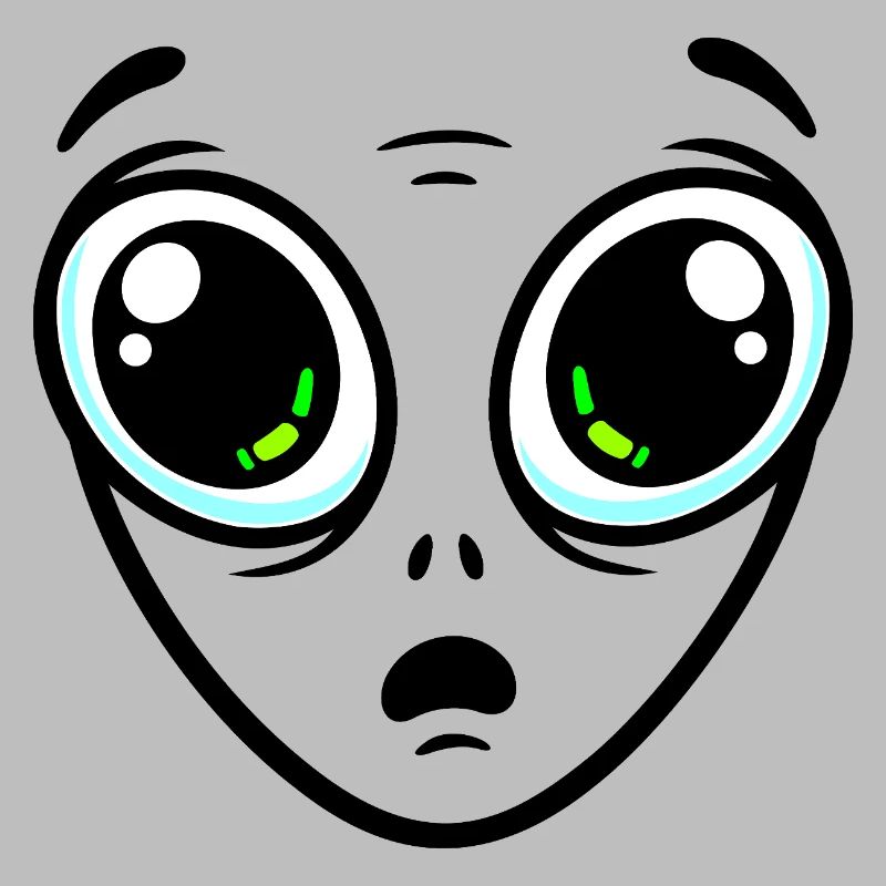 Großäugiger Außerirdischer