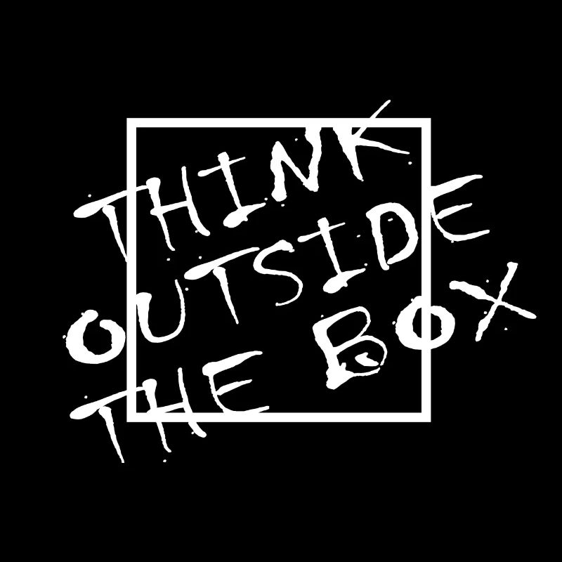 Think Outside The Box Querdenker Geek Geschenk