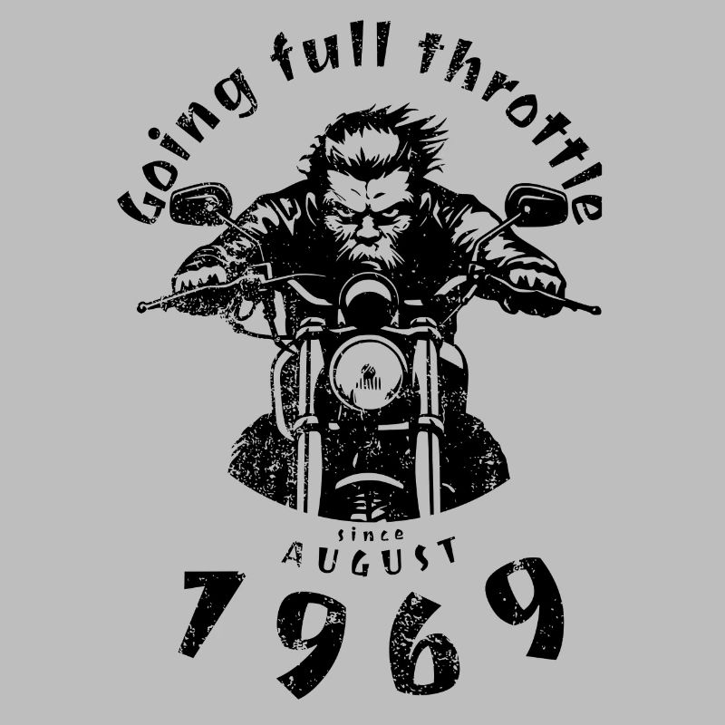 55. Geburtstag Going full throttle since 08/1969