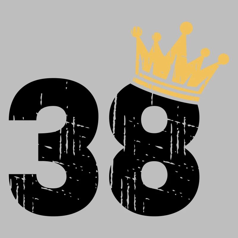 38 Crown 38th Birthday 38 years old
