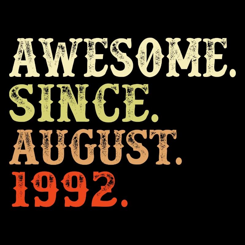 August 1992 - 30th birthday gift. Awesome.