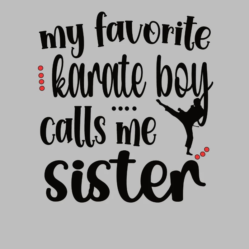 Karate Schwester Stolze Karate Schwester Geschenk
