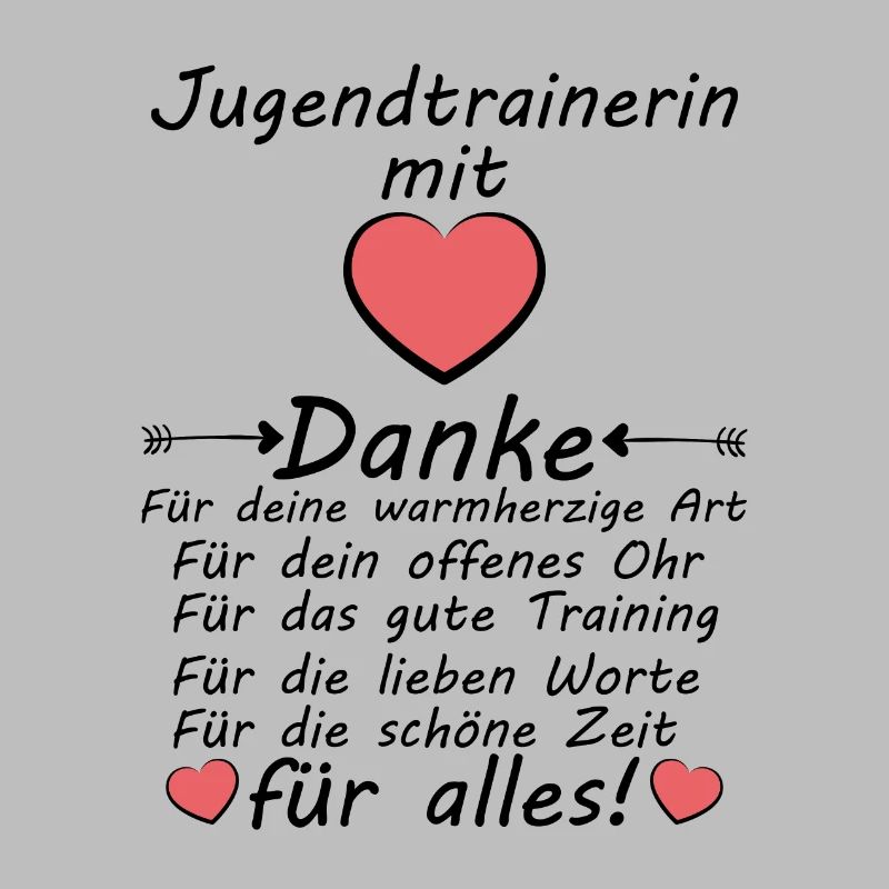 Jugendtrainerin Jugend Trainerin Danke Abschied