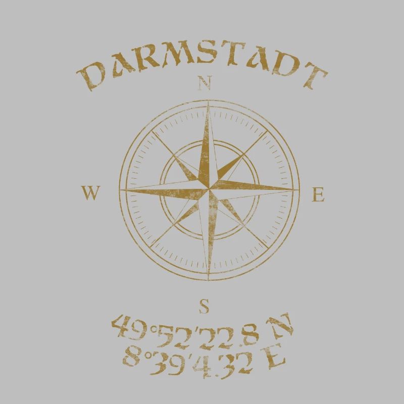 Compass GPS coordinates Darmstadt