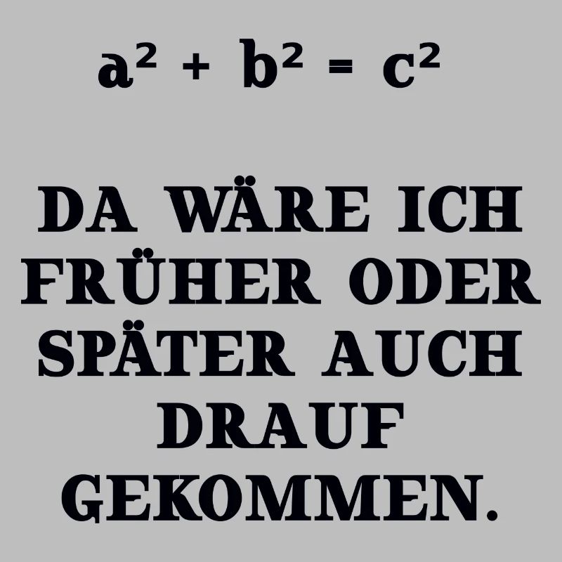 math mathematics funny gift idea Pythagoras