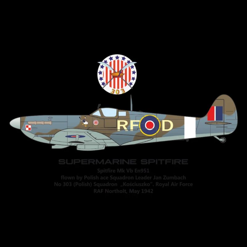 Squadron 303 Spitfire Jan Zumbach