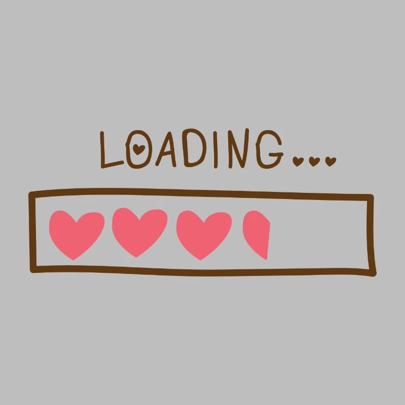 loading hearts dark
