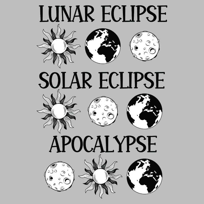 Éclipse lunaire Éclipse solaire Apocalypse