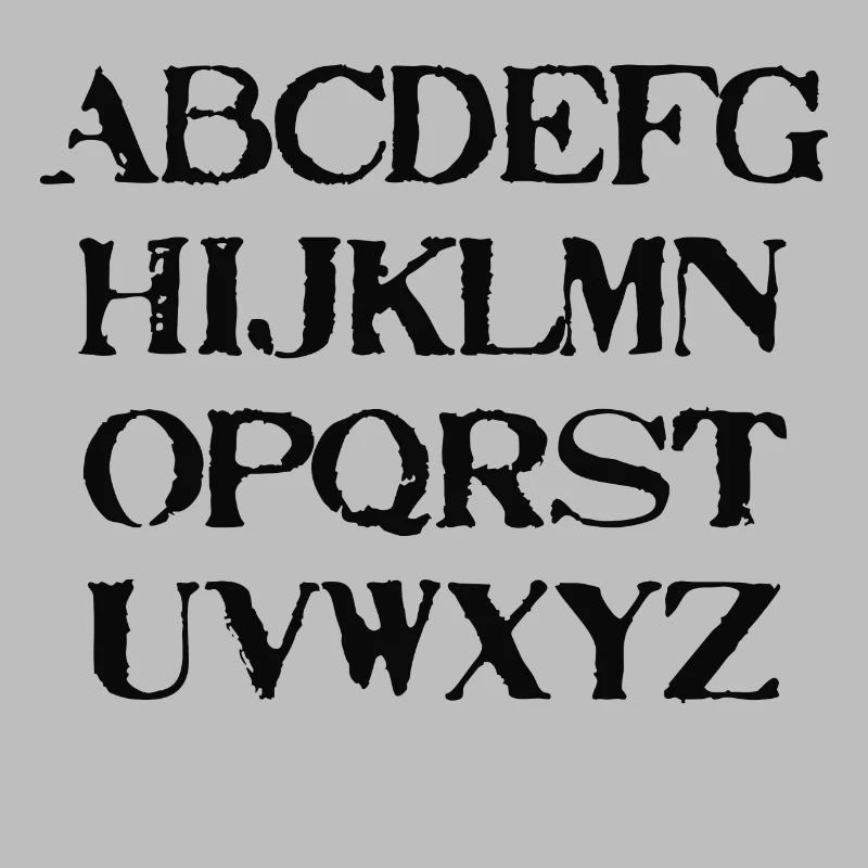 ABC Geschenkidee Alphabet Buchstaben
