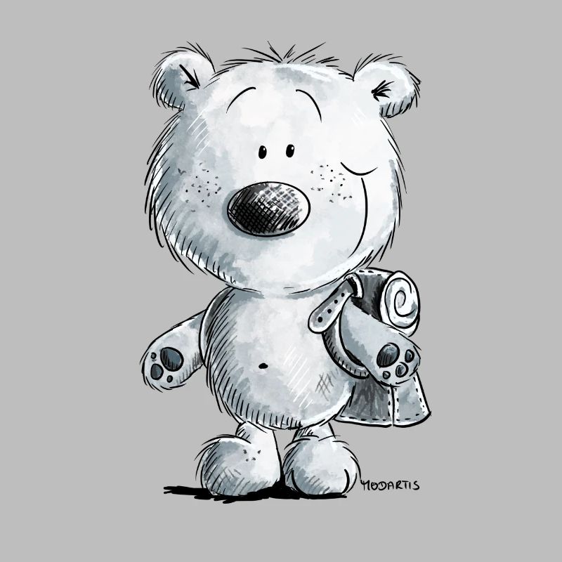 Schulkind Eisbär I Einschulung 1. Klasse Geschenk