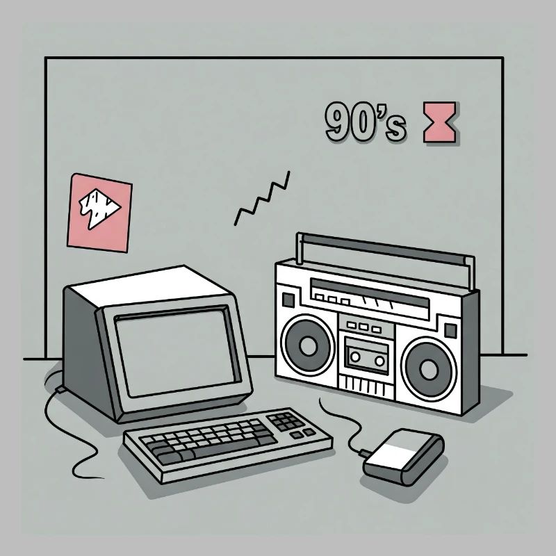 90s cult objects : Walkman, computer and Co.