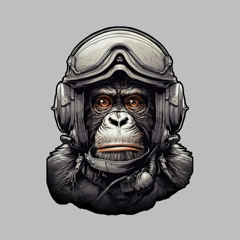Pilot Monkey Digital Art