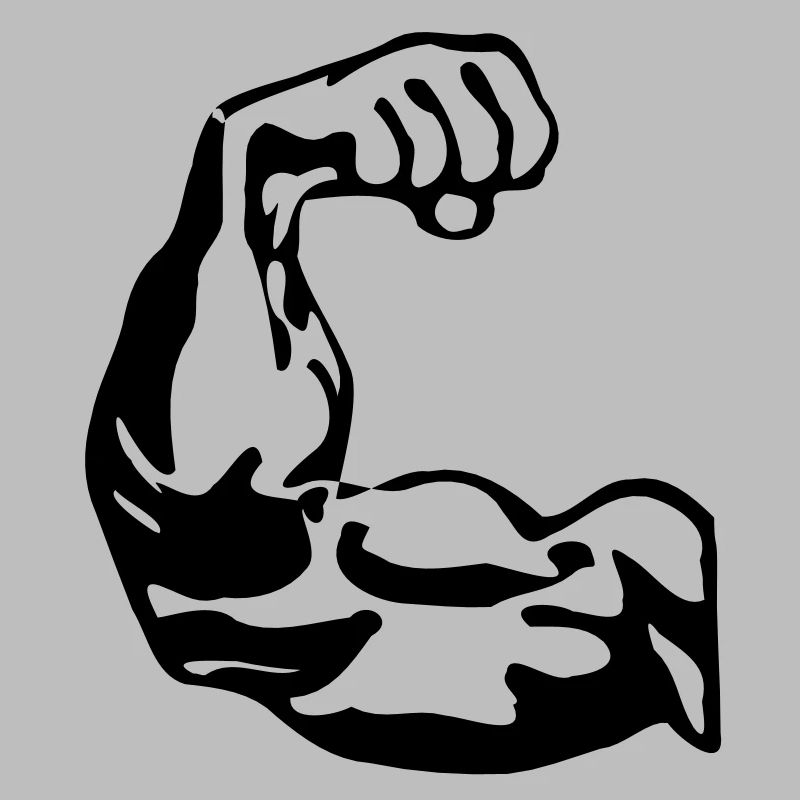 Bodybuilder biceps