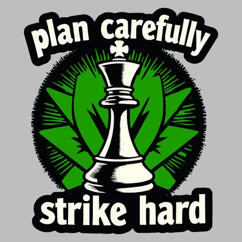Schach plan carefully strike hard