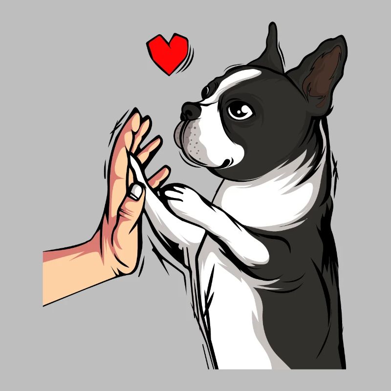 Boston Terrier chiens Chère maîtresse