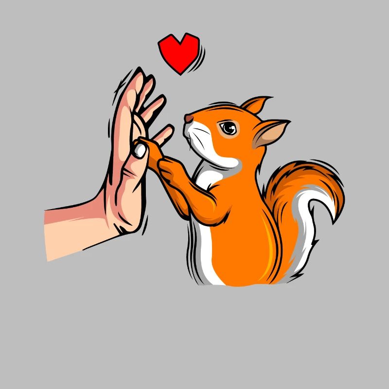 Eichhörnchen Mädchen Kinder Damen