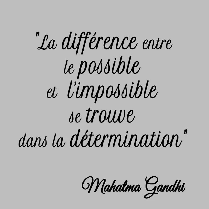 La différence entre le possible et l impossible