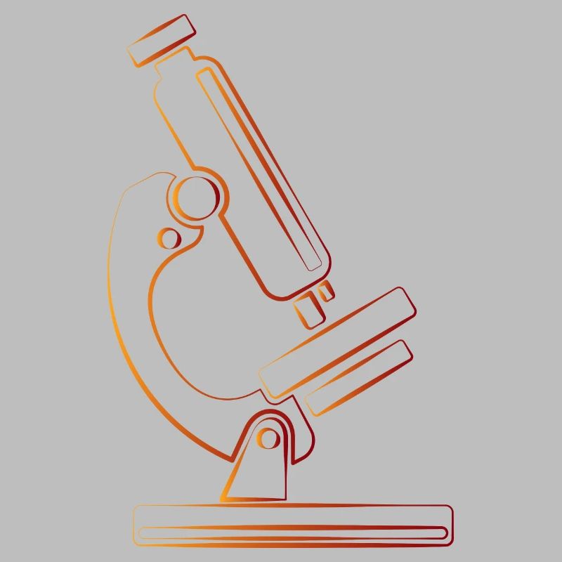 Microscope research science retro gift