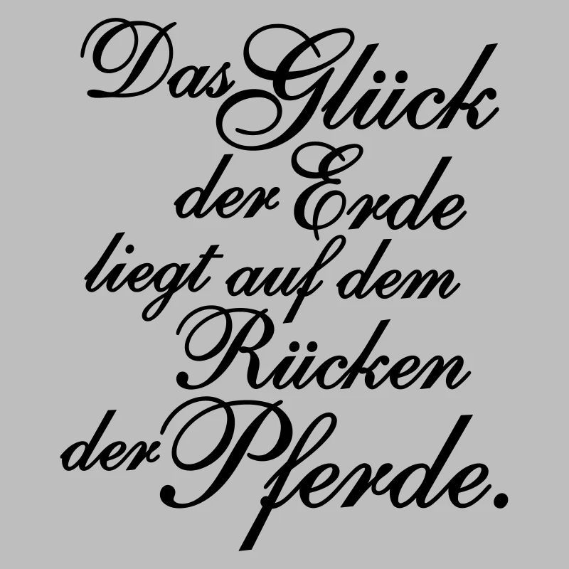 Das Glück der Erde... Text