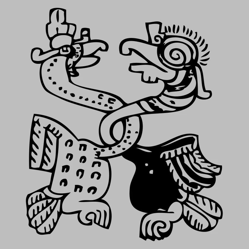 Maya Bird Symbols - Mayan script - Mayan glyphs