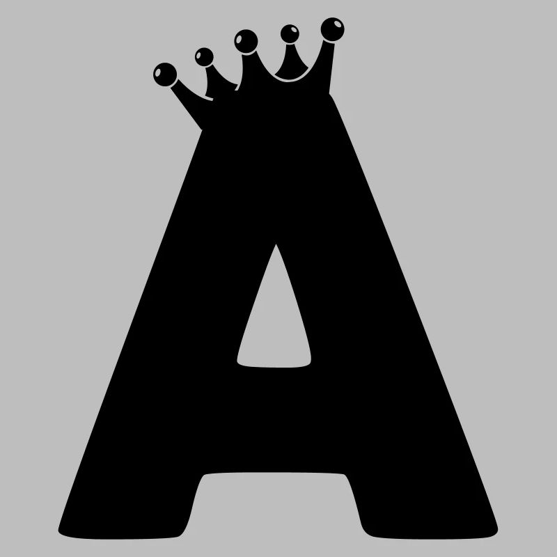 Buchstabe A Krone