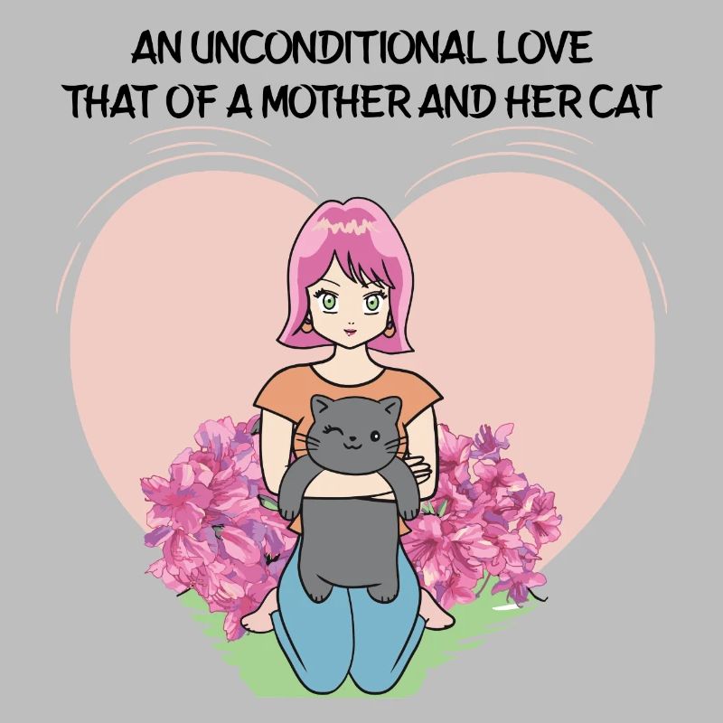 Muttertag niedliche Katzenmutter