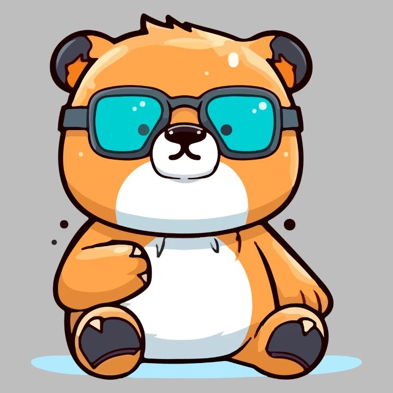 Molko, der Bär mit der Brille