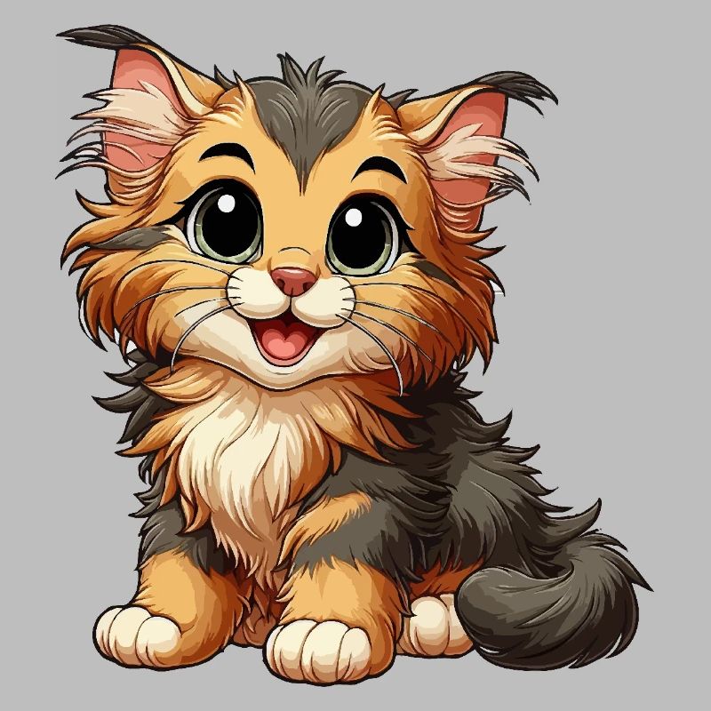 Bébé chat Main Coon