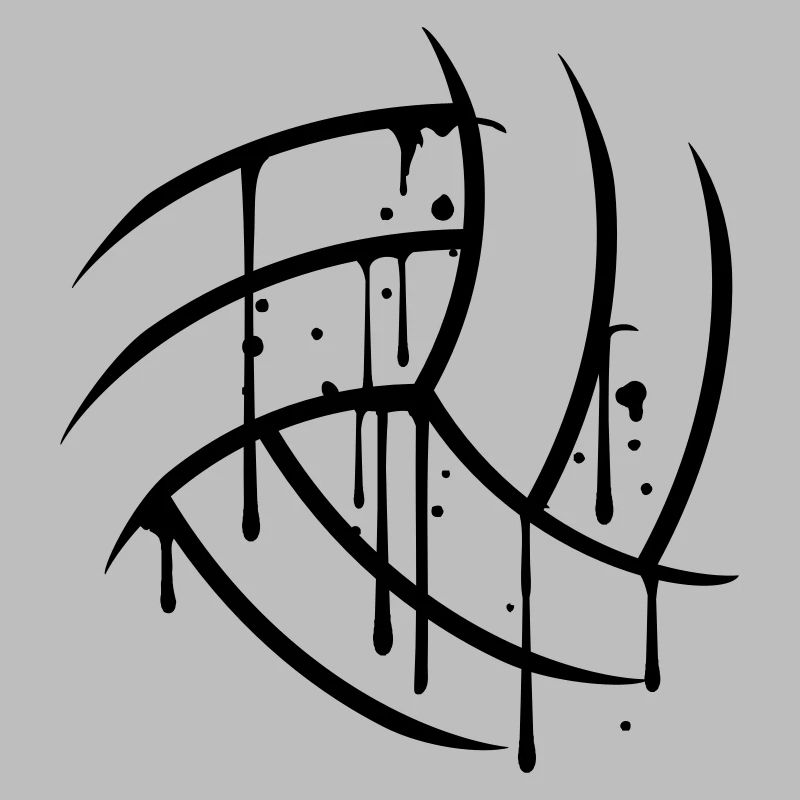 semicircle round text pattern scratch old cracks v