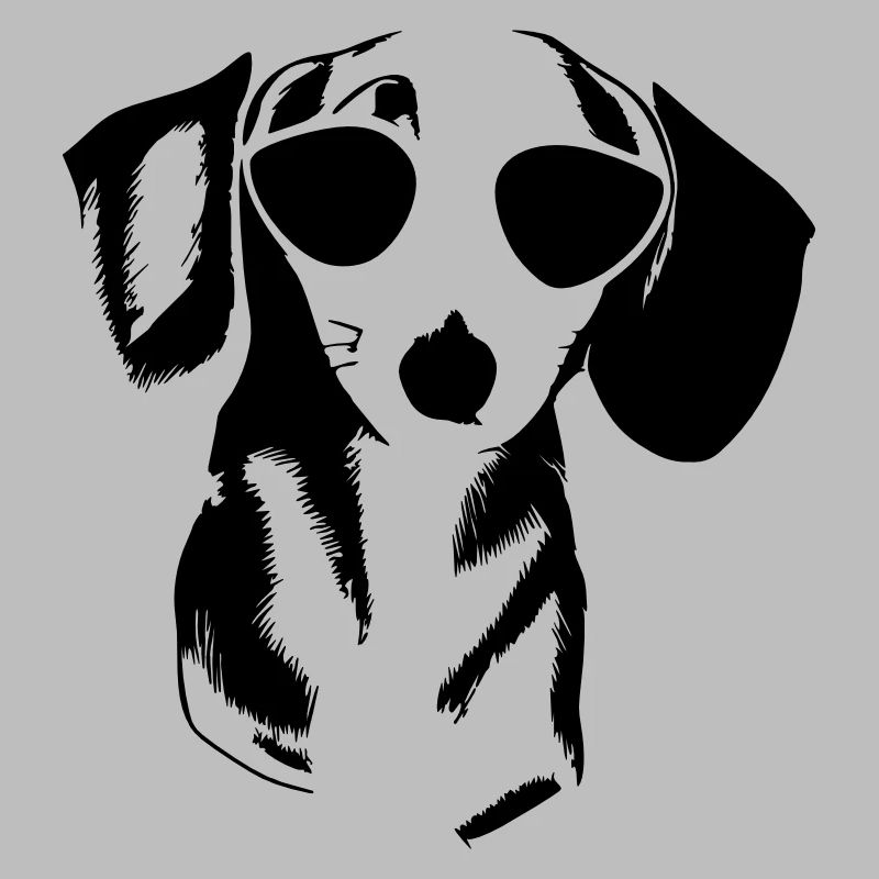 Teckel Chien Chiens Lunettes de soleil Cool Vector 6