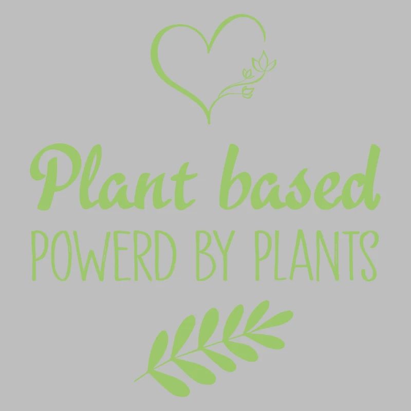 À base de plantes Alimenté par des plantes