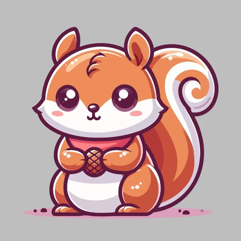 Eichhörnchen mit einem Samen