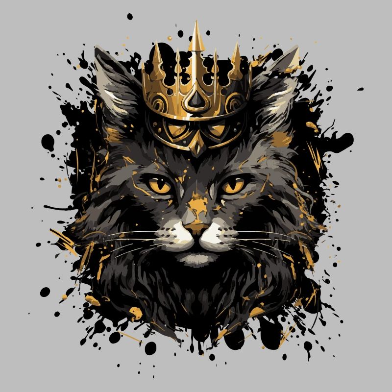 katze tier krone