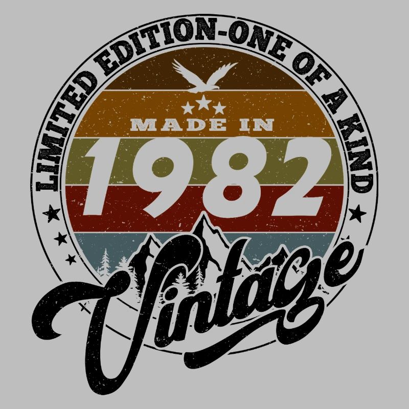Eleganter Vintage: 1982 Retro Geschenk 1982 2025