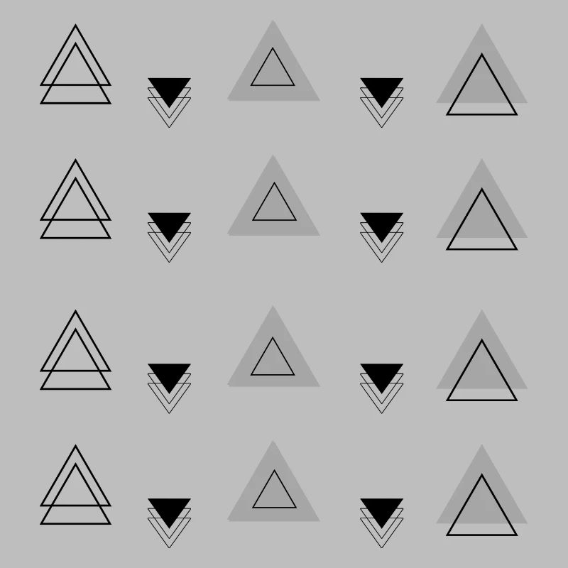 Géométrie Moderne Abstrait Rangées de Triangles