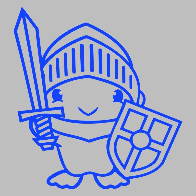 Duck Knight Armor Sword Shield Helmet Fighter