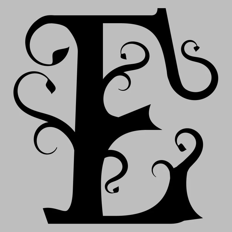 Monogramm Letter E